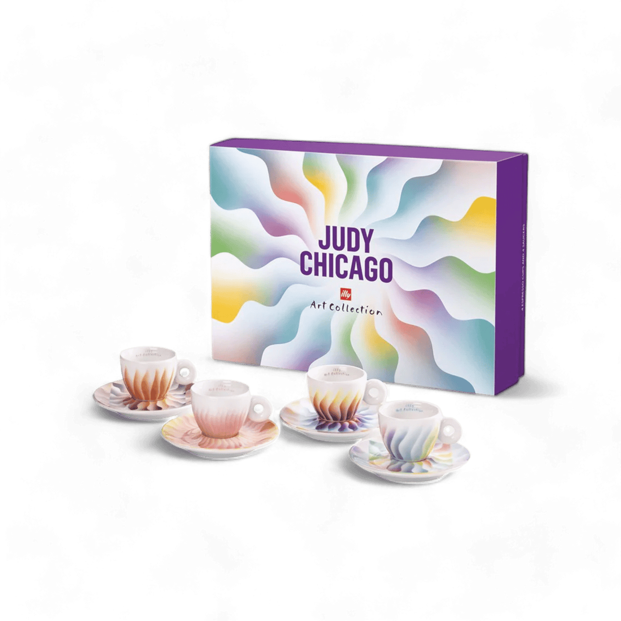 illy Art Collection  - the Judy Chicago Set of 4 Espresso Cups